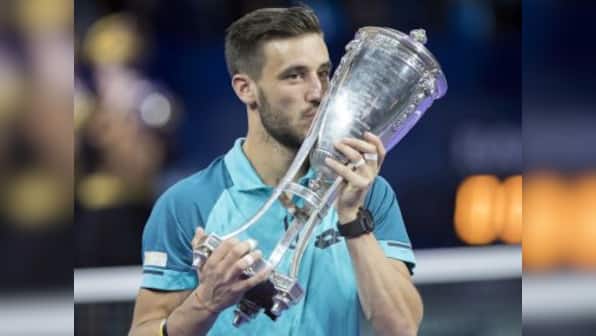Kremlin Cup: Damir Dzumhur battles past Ricardas Berankis to clinch second ATP title