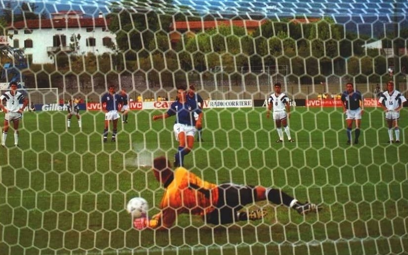 Alessandro del Piero sees his penalty being saved. Image courtesy: FIFA technical committee report