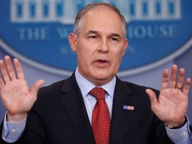 File image of EPA Administrator Scott Pruitt. AP