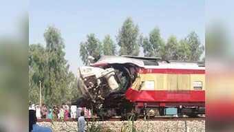One dead, five injured as train collides with cement mixer on tracks from Ferozepur in Punjab