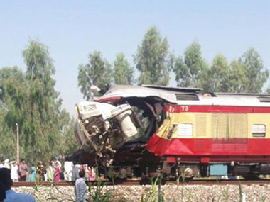 One dead, five injured as train collides with cement mixer on tracks from Ferozepur in Punjab One dead, five injured as train collides with cement mixer on tracks from Ferozepur in Punjab