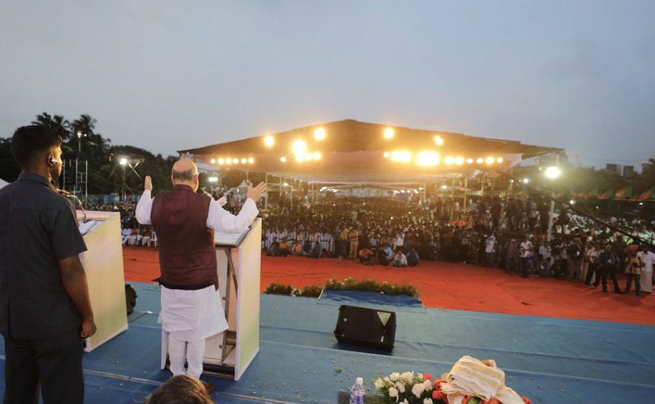 Addressing a rally of party workers, the BJP chief launched a scathing attack on the ruling CPM government over the Addressing a rally of party workers, the BJP chief launched a scathing attack on the ruling CPM government over the