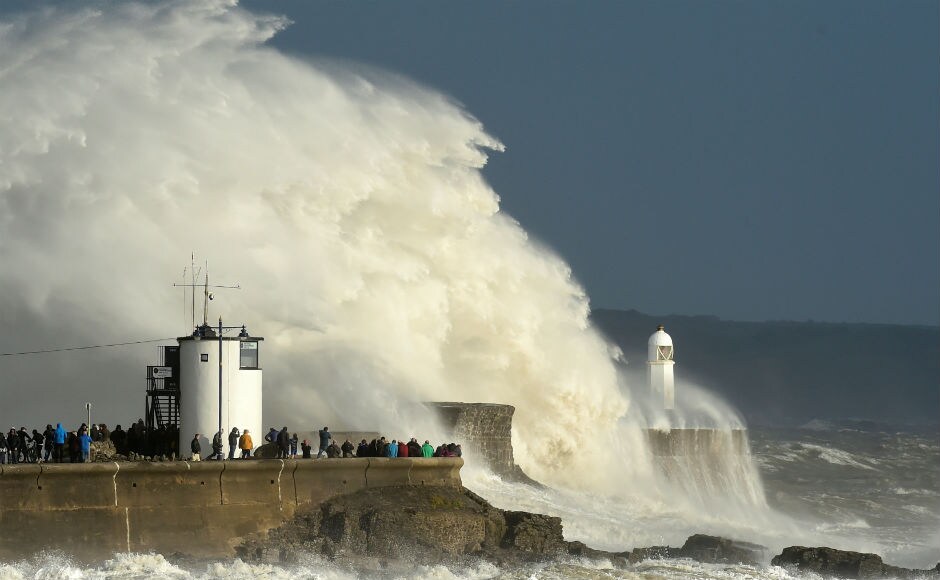 Britain and Ireland braced for a lashing from Hurricane Ophelia, the largest hurricane ever recorded so far east in the Atlantic Ocean, after it dumped heavy rains leaving three people dead and around 2,16,000 homes without power. Reuters Britain and Ireland braced for a lashing from Hurricane Ophelia, the largest hurricane ever recorded so far east in the Atlantic Ocean, after it dumped heavy rains leaving three people dead and around 2,16,000 homes without power. Reuters