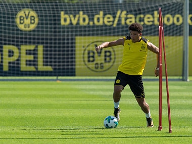 File image of Jadon Sancho. Getty