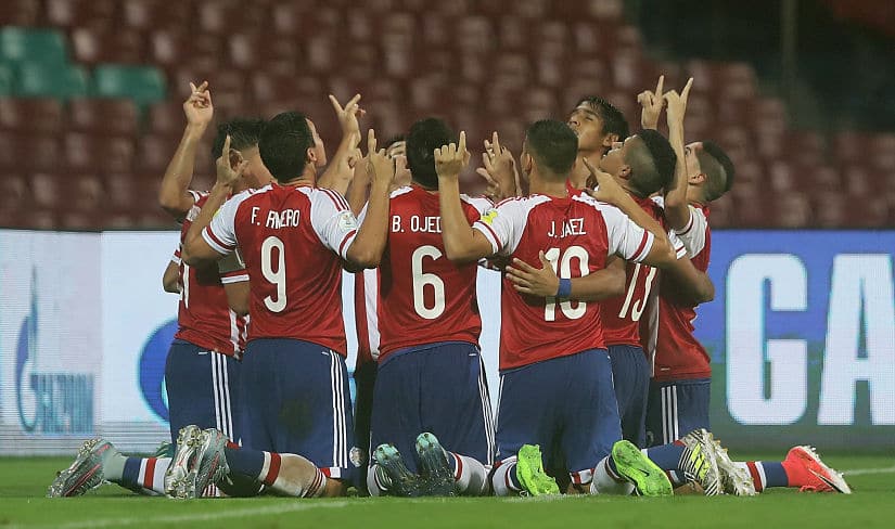 Paraguay came from behind to beat a resolute New Zealand side 4-2 in Navi Mumbai. GettyImages