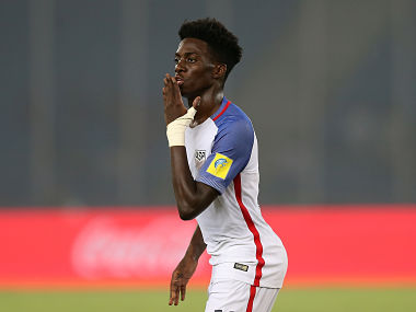 FIFA U-17 World Cup 2017:  USA's Tim Weah says his team felt they were 'playing at home' due to crowd's support FIFA U-17 World Cup 2017:  USA's Tim Weah says his team felt they were 'playing at home' due to crowd's support