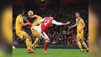 Watch: Olivier Giroud's breathtaking 'scorpion kick' which won the FIFA Puskas award
