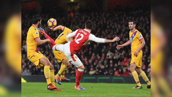 Watch: Olivier Giroud's breathtaking 'scorpion kick' which won the FIFA Puskas award