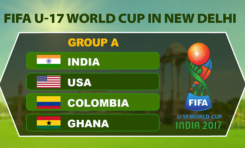 FIFA U-17 World Cup 2017: India hope against hope with USA, Colombia and Ghana in tough Group A FIFA U-17 World Cup 2017: India hope against hope with USA, Colombia and Ghana in tough Group A