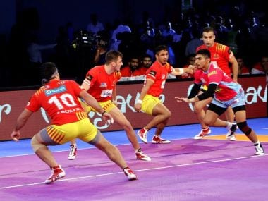 Gujarat Fortunegiants take on Patna Pirates on Sunday. Twitter @Fortunegiants