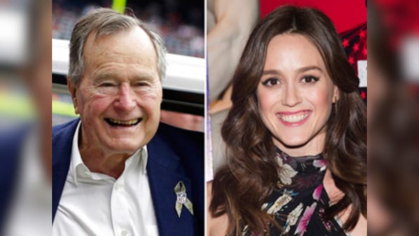 George HW Bush apologises to Heather Lind for groping her; New York actress Jordana Grolnick alleges he 'grabbed her' too