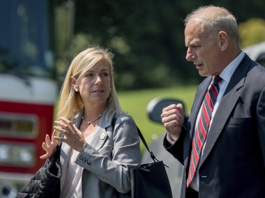 Kirstjen Nielsen to take charge of Homeland Security; White House aide had also served in George W Bush administration Kirstjen Nielsen to take charge of Homeland Security; White House aide had also served in George W Bush administration