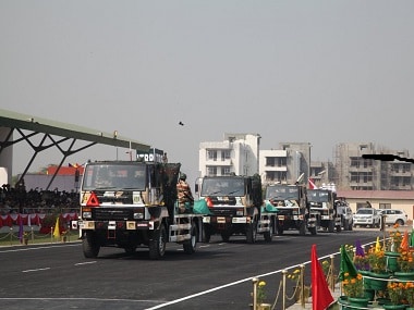 ITBP showcases mechanised column of power vehicles, machines aimed at guarding India-China border