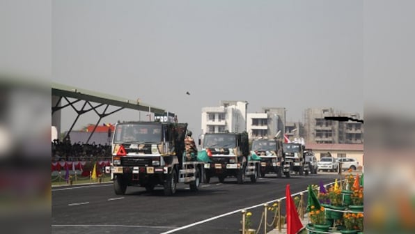 ITBP showcases mechanised column of power vehicles, machines aimed at guarding India-China border