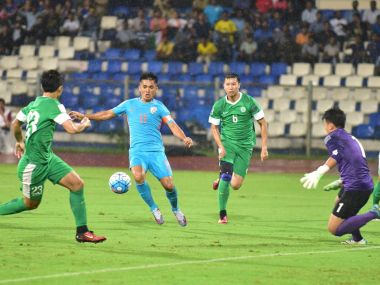 India beat Macau 3-1 in Bengaluru on Wednesday. Twitter @IndianFootball