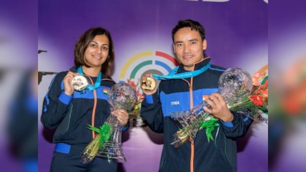ISSF World Cup Final 2017: Jitu Rai and Heena Sidhu hand India first gold medal at year-ending tournament