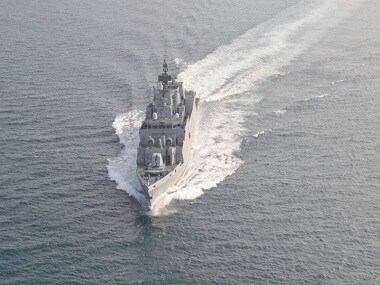 Indigenously built anti-submarine warship INS Kiltan commissioned into Indian Navy at Visakhapatnam