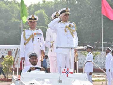 File image of Vice Admiral Karambir Singh. Twitter @indiannavy