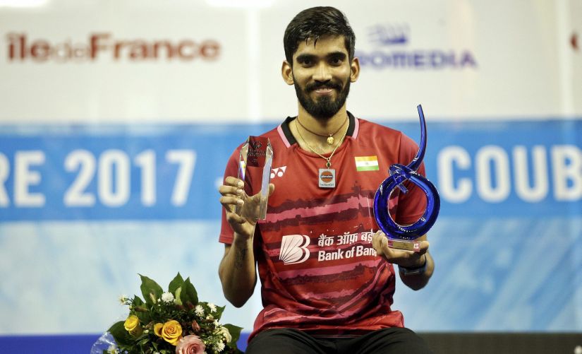 French Open Superseries: Kidambi Srikanth wins title at a canter, but worries rise over a knee niggle French Open Superseries: Kidambi Srikanth wins title at a canter, but worries rise over a knee niggle
