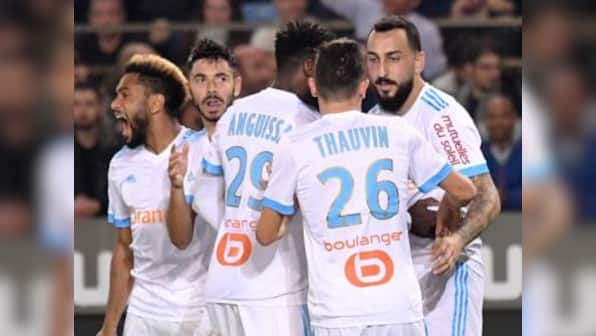 Ligue 1: Kostas Mitroglou's late strike helps Marseille draw with Strasbourg; Montpellier defeat Nice