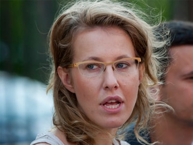 File image of Ksenia Sobchak. AP