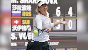 Tianjin Open: Maria Sharapova routs Stefanie Voegele to set up semi-final against Peng Shuai