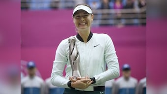 Tianjin Open: Maria Sharapova defeats Aryna Sabalenka to win first title since return from doping ban