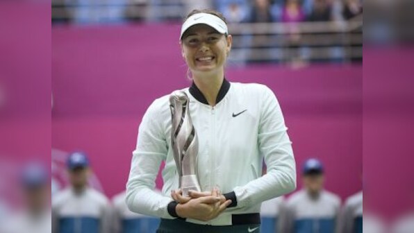 Tianjin Open: Maria Sharapova defeats Aryna Sabalenka to win first title since return from doping ban