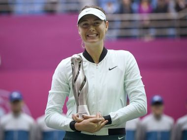Tianjin Open: Maria Sharapova defeats Aryna Sabalenka to win first title since return from doping ban Tianjin Open: Maria Sharapova defeats Aryna Sabalenka to win first title since return from doping ban