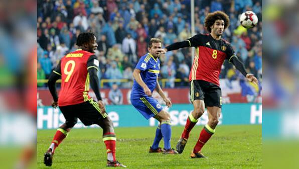 FIFA World Cup 2018 qualifiers: Manchester United’s Marouane Fellaini picks up knee injury while playing for Belgium