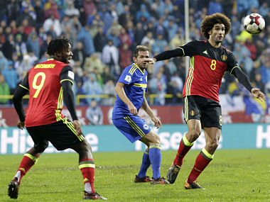 FIFA World Cup 2018 qualifiers: Manchester United’s Marouane Fellaini picks up knee injury while playing for Belgium FIFA World Cup 2018 qualifiers: Manchester United’s Marouane Fellaini picks up knee injury while playing for Belgium
