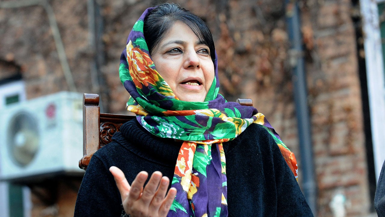 File image of Chief MInister Mehbooba Mufti. AFP