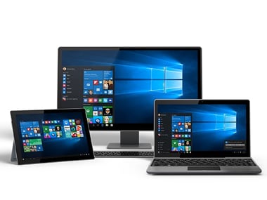 Windows 10 on different devices.