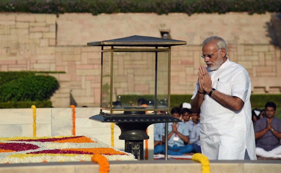 “I bow to beloved Bapu on Gandhi Jayanti. His noble ideals motivate millions across the world,” said Narendra Modi on Twitter on Gandhi Jayanti. Twitter @narendramodi “I bow to beloved Bapu on Gandhi Jayanti. His noble ideals motivate millions across the world,” said Narendra Modi on Twitter on Gandhi Jayanti. Twitter @narendramodi