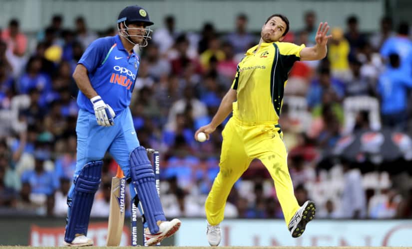 Nathan Coulter-Nile stepped up in the absence of Australia’s premier pace bowlers, Mitchell Starc and Josh Hazlewood. AP