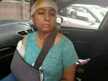 Nandini, the victim of the attack. Twitter @meditationsaint