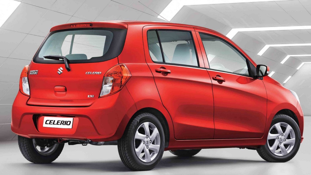 The New Maruti Suzuki Celerio's revised rear bumper