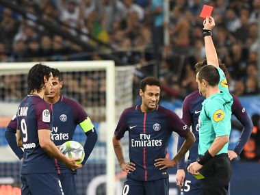 Ligue 1: Paris Saint-Germains Neymar handed one-match ban red card against rivals Marseille