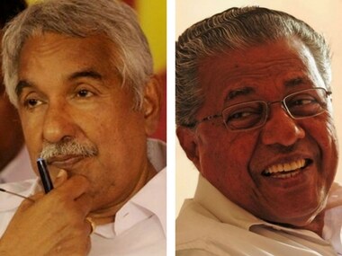 Oommen Chandy and Pinarayi Vijayan. PTI/Firstpost