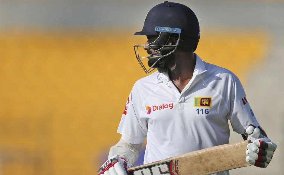 Part-timer Asad Shafiq had Lahiru Thirimanne for seven. Yasir Shah grabbed the key wicket of Dinesh Chandimal to leave Sri Lanka fighting to avoid defeat. AP