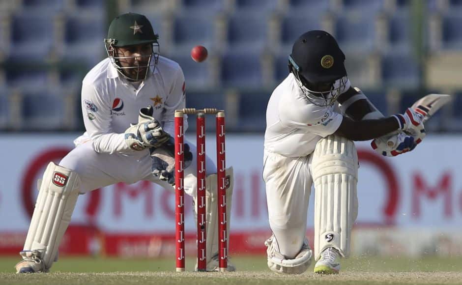 Sohail followed his responsible knock by claiming Kaushal Silva’s wicket, whom he trapped leg before for 25. AP