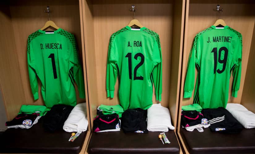 Paraguayans were offered a chocolate bar and a lollipop ahead of the matches. Getty Images