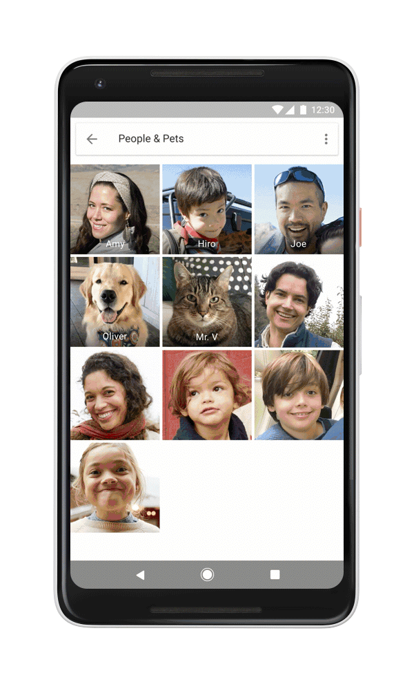 Google Photos now recognises pets. Image: Google