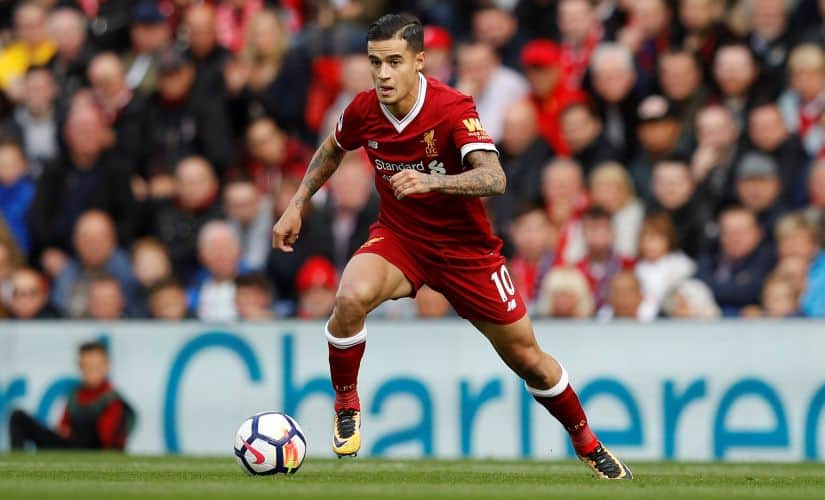 Philippe Coutinho will be a key player for Liverpool when they take on Manchester United at Anfield. Reuters 