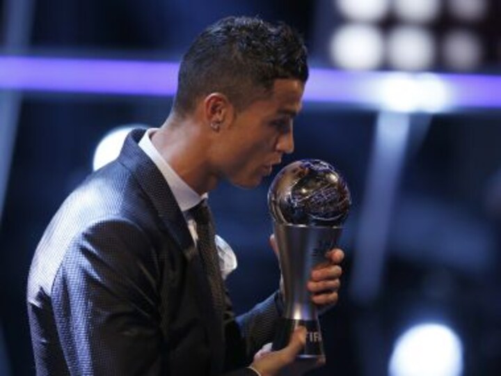 Cristiano Ronaldo pips Lionel Messi and Neymar to win FIFA Player of the Year Award for fifth time
