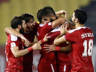 FIFA World Cup 2018 qualifiers: Syrian players hope to bring joy to war-torn homeland by reaching finals FIFA World Cup 2018 qualifiers: Syrian players hope to bring joy to war-torn homeland by reaching finals