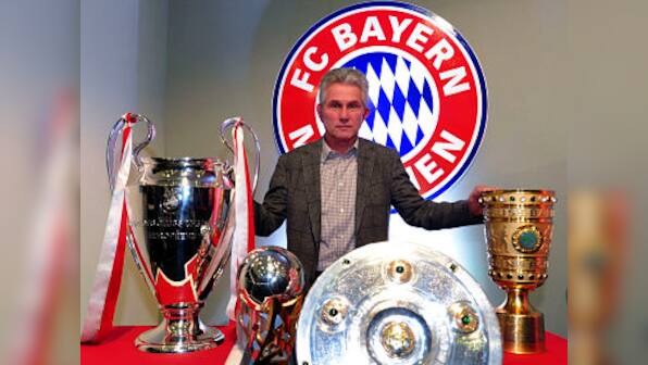 Bayern Munich fans pay tribute to outgoing coach Jupp Heynckes