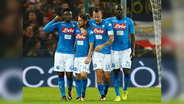 Serie A: Napoli stay in lead with comeback victory at Genoa; AC Milan end winless run with thrashing of Chievo