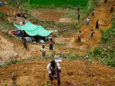 Myanmar denies reports of mass Rohingya graves in Rakhine state, says 'terrorists' buried in the area Myanmar denies reports of mass Rohingya graves in Rakhine state, says 'terrorists' buried in the area