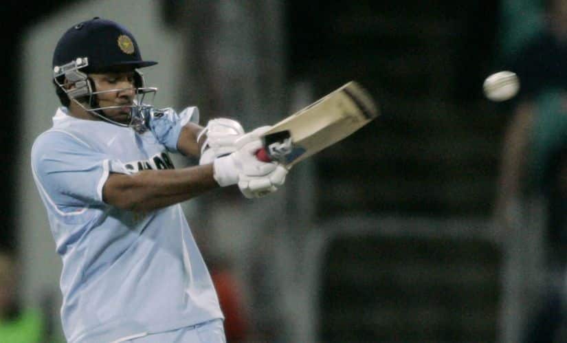 File photo of Rohit Sharma hitting a shot against Australia during the ODI tri-series in 2008 at Sydney. Reuters 